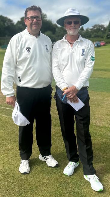 Umpires - Huw Simpkins and Simon Richards